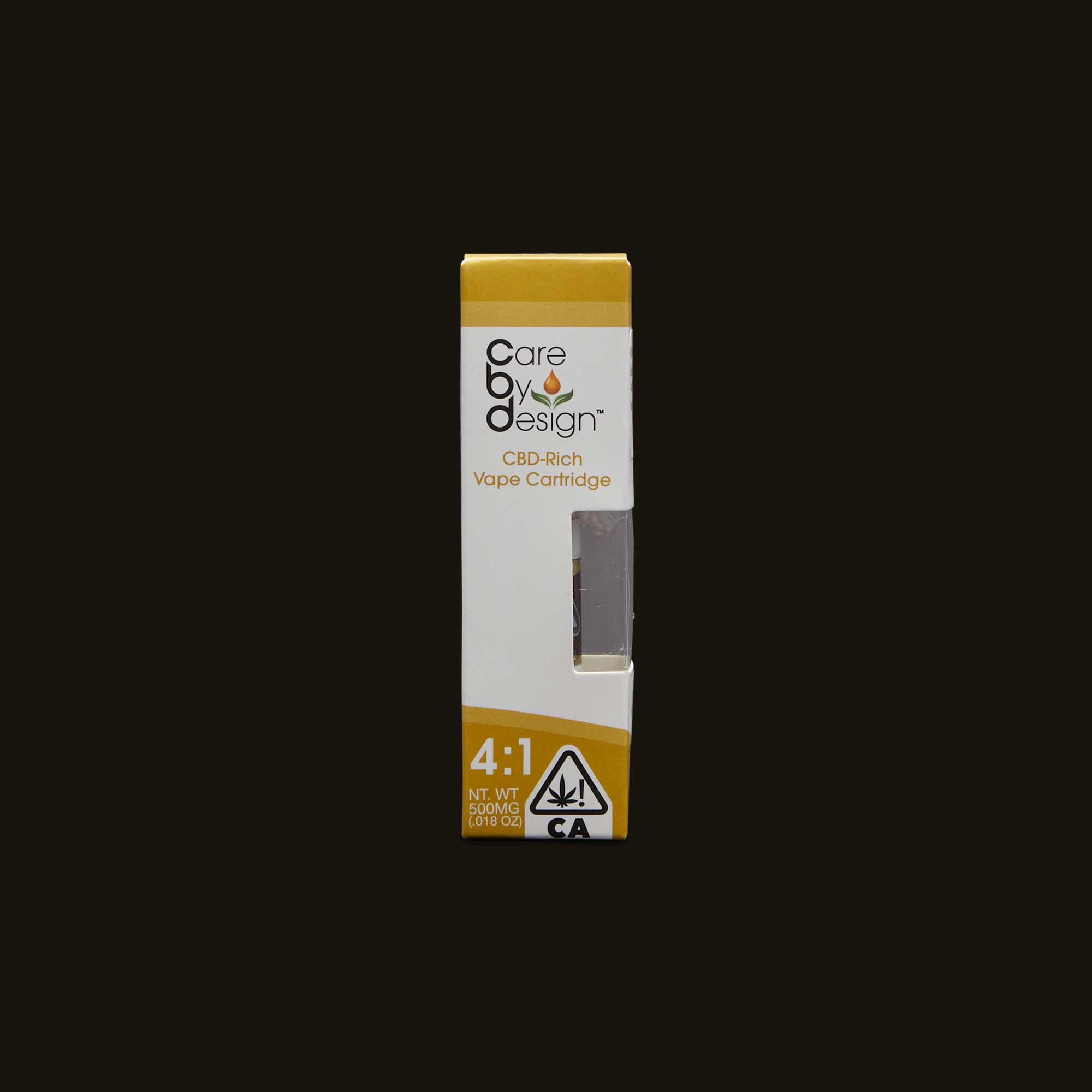 Care-By-Design-4-1-CBD-Rich-Vape-Cartridge-Front-Box-CA-0563-787973