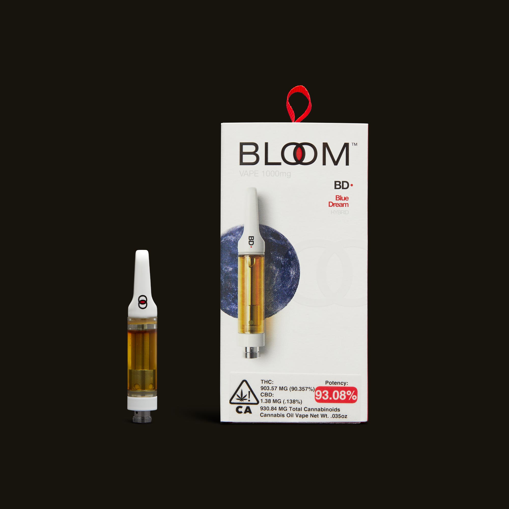 THC Vape Carts - Blue Dream Cartridge - 1g