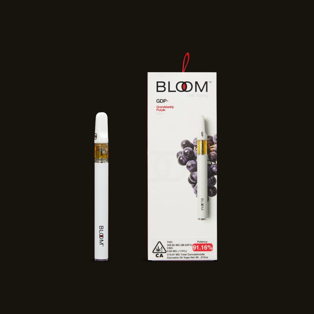 THC Vape Carts - Granddaddy Purple Bloom One