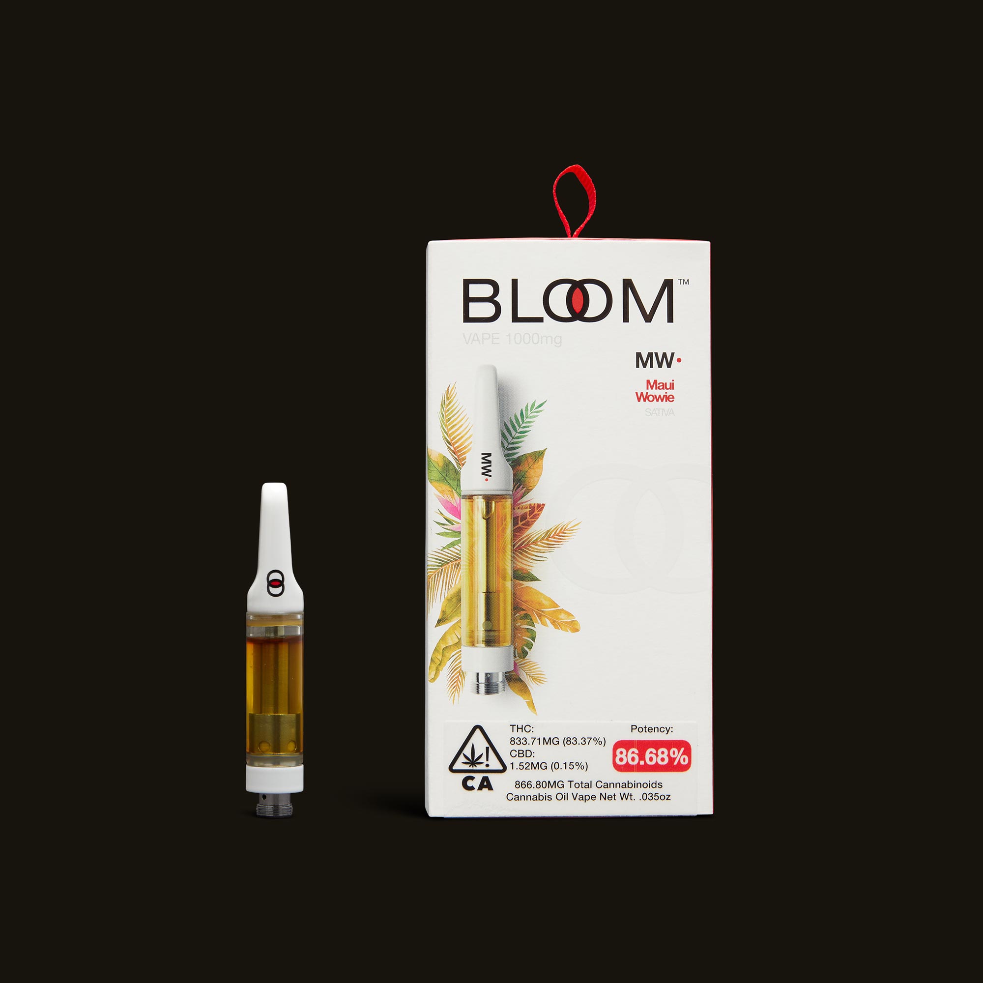 THC Vape Carts - Maui Wowie Cartridge - 1g