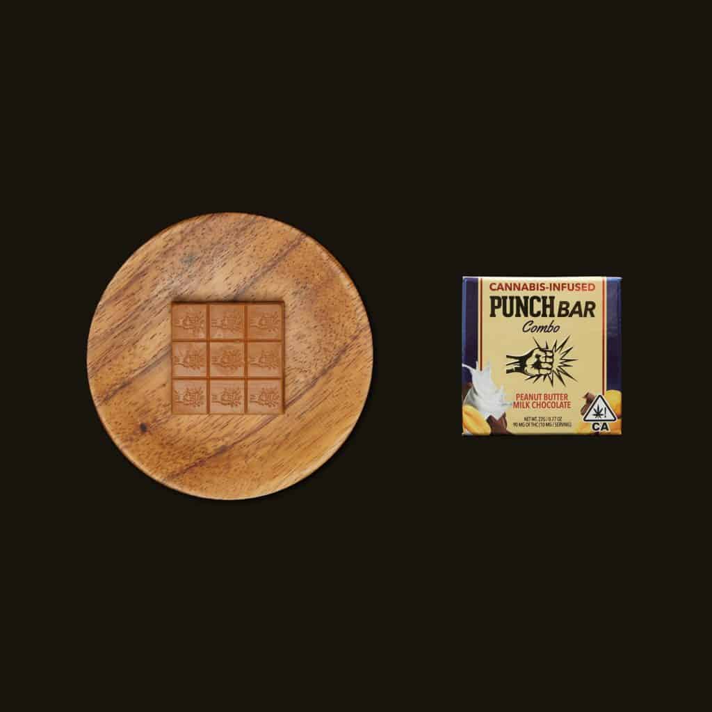 THC Edibles - PUNCH Combo Peanut Butter Milk Chocolate