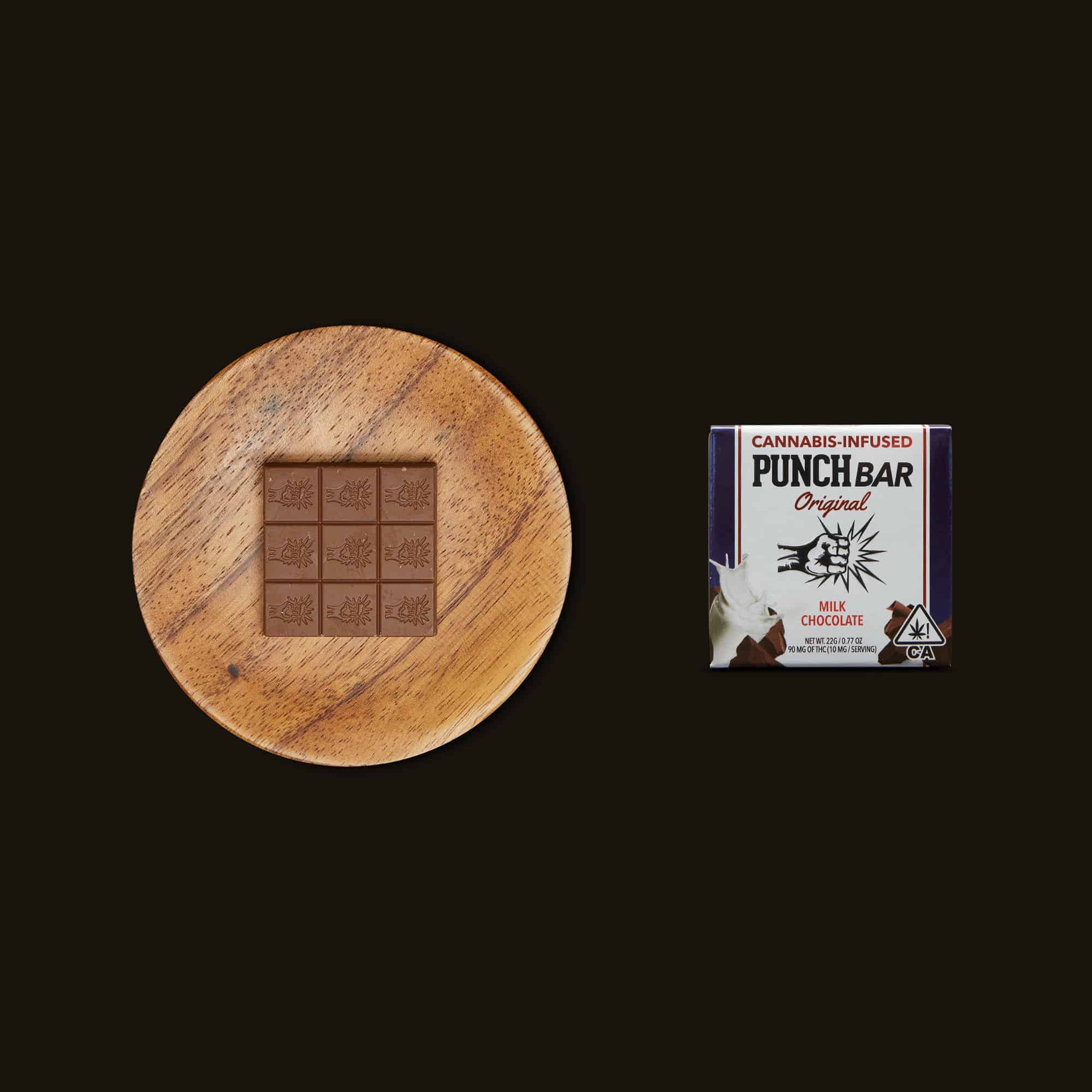 THC Edibles - PUNCH BAR Milk Chocolate