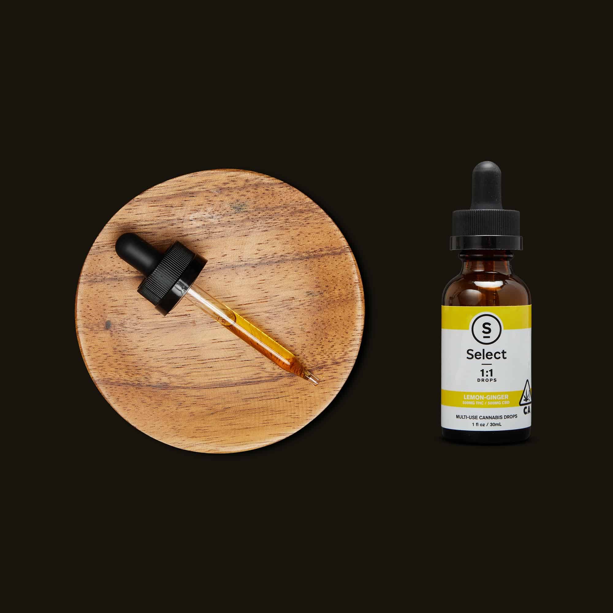 THC Drops - 1:1 Drops - Lemon Ginger