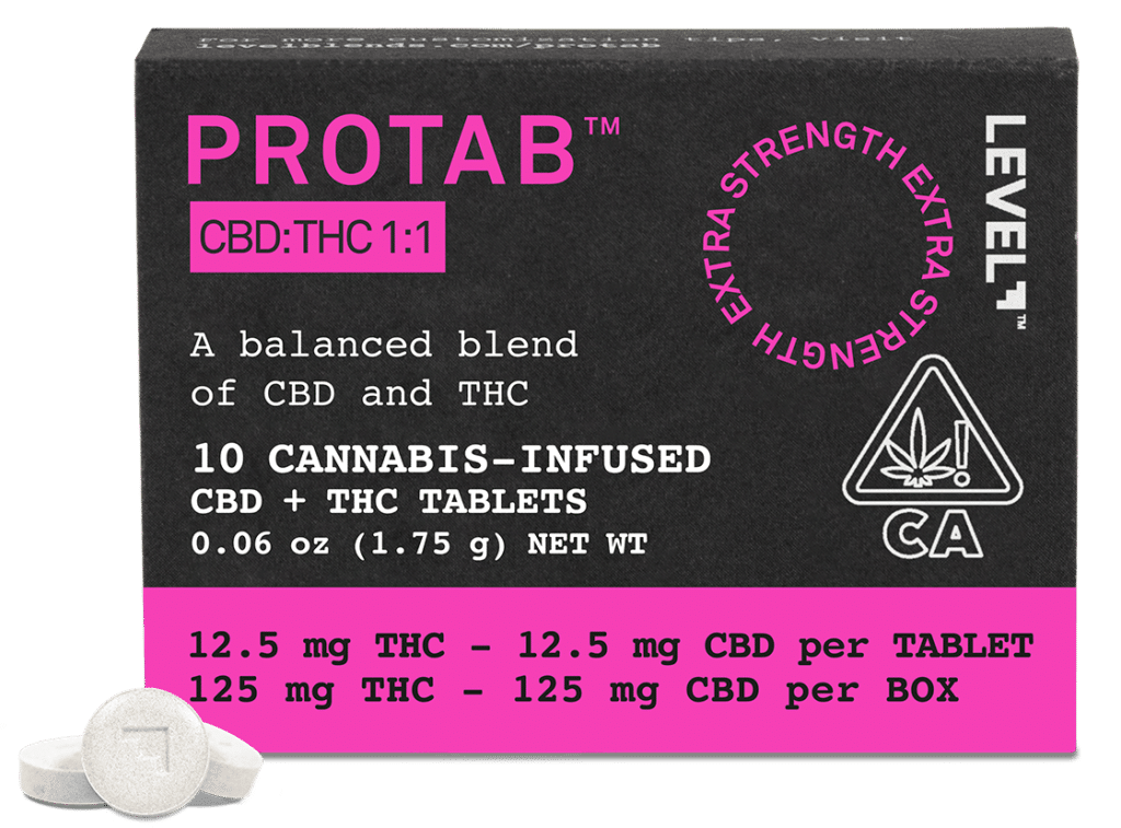 THC Tablets - CBD:THC 1:1 Protab