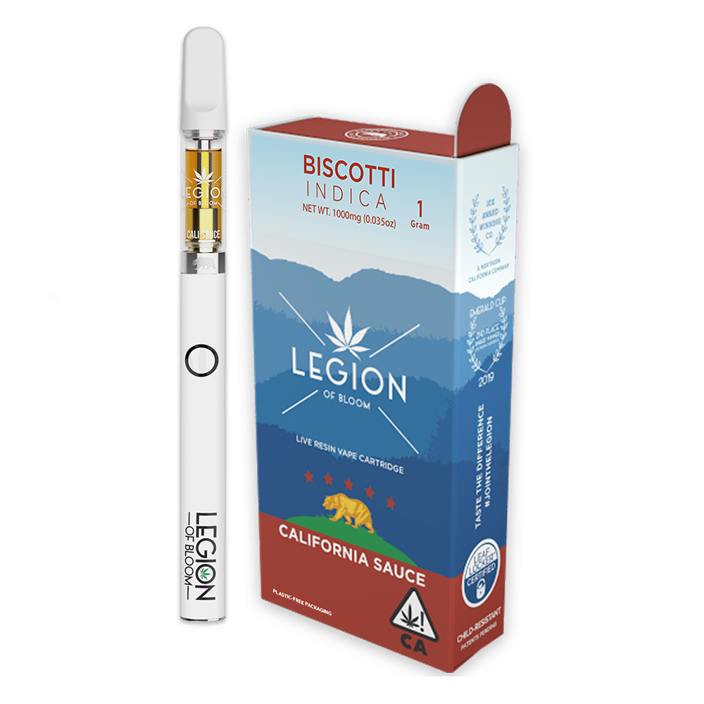 THC infused - Biscotti Sauce Cartridge 1g