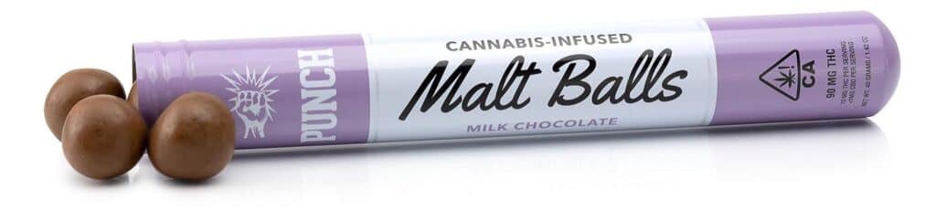 THC infused Milk Chocolate Malt Balls